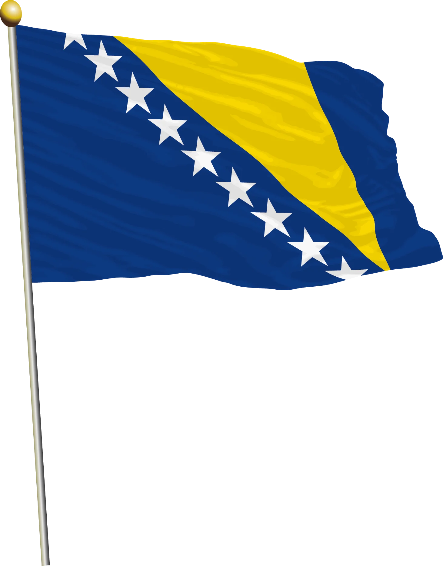 Bosnia and Herzegovina Flag